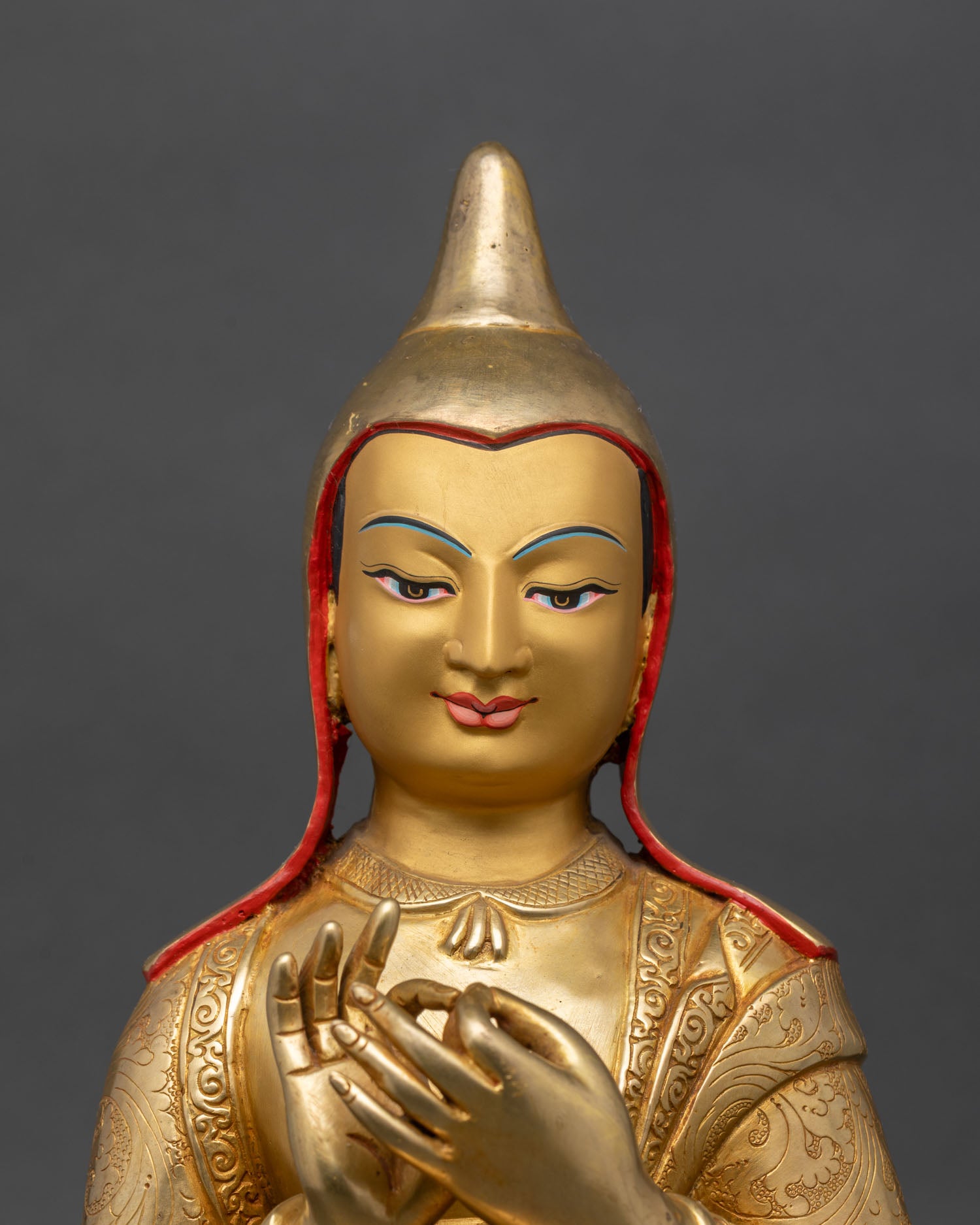 Atisha Buddhist Master Sculpture for Meditation Practice