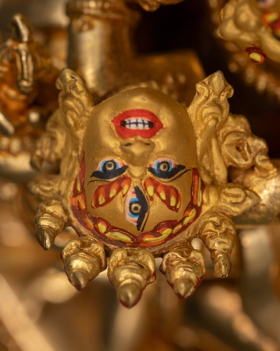 Harmony in Strength: Four-Armed Mahakala and His Consort