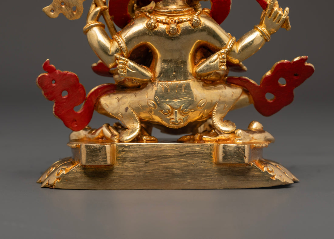 Harmony in Strength: Four-Armed Mahakala and His Consort