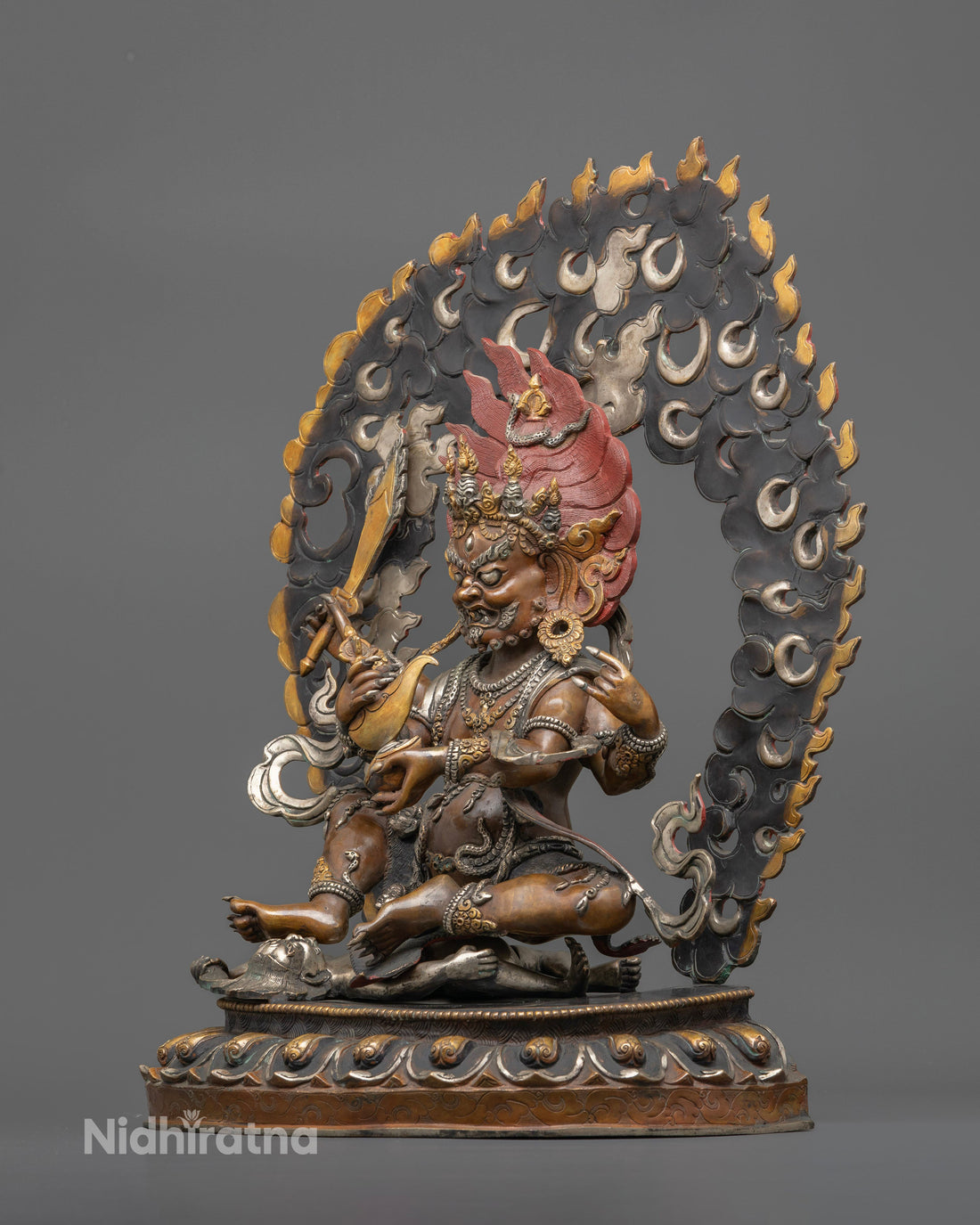 Four-Armed Mahakala: The Fearsome Defender of the Sacred Path