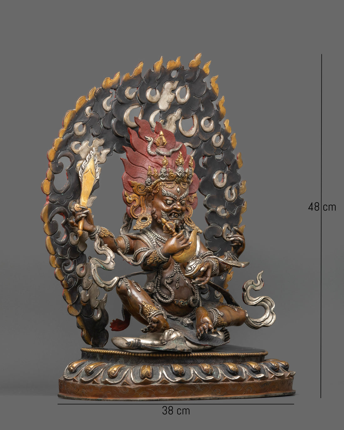 Four-Armed Mahakala: The Fearsome Defender of the Sacred Path