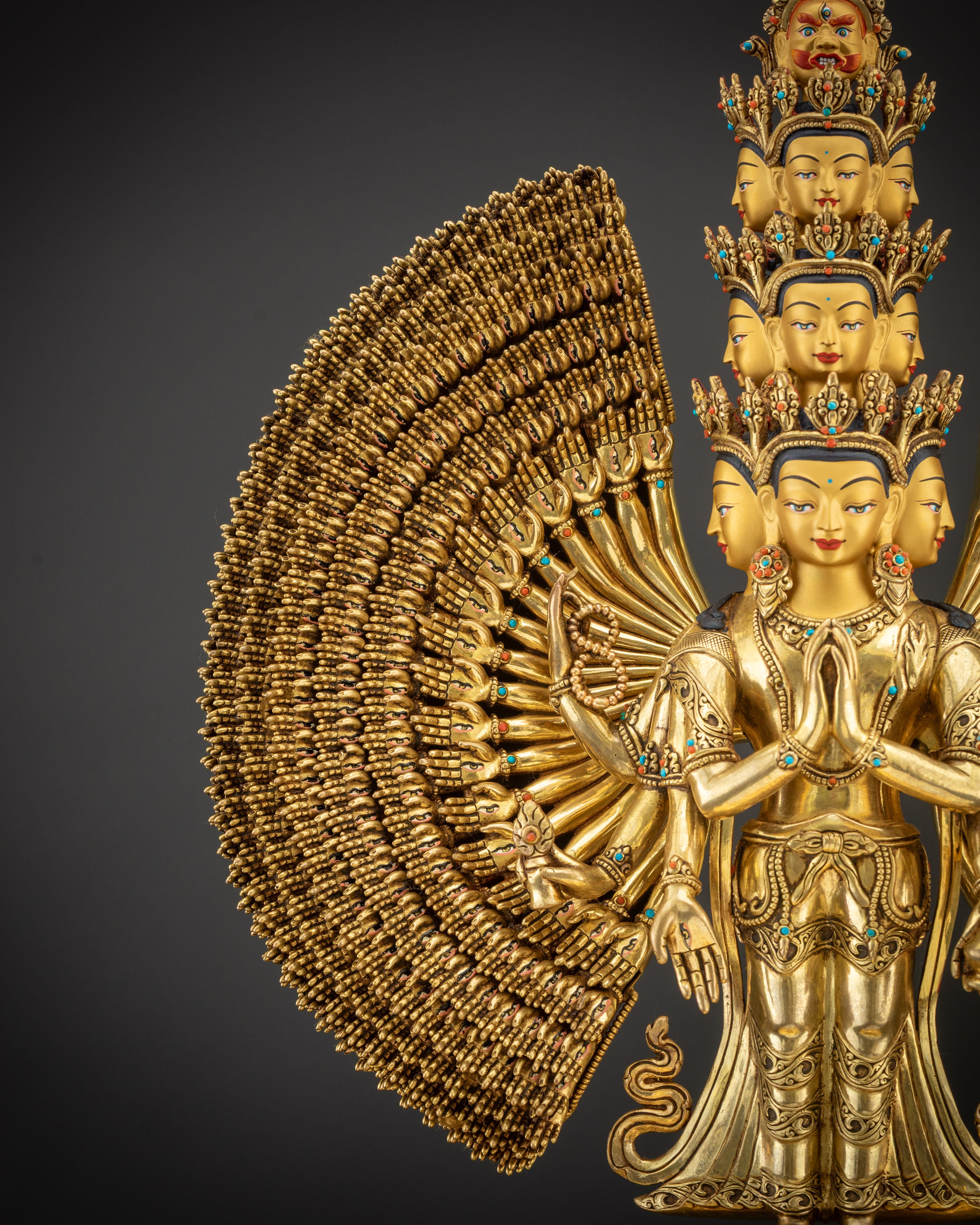 Exclusive 1000 Armed Chenrezig Statue | Rare Avalokiteshvara Sculpture