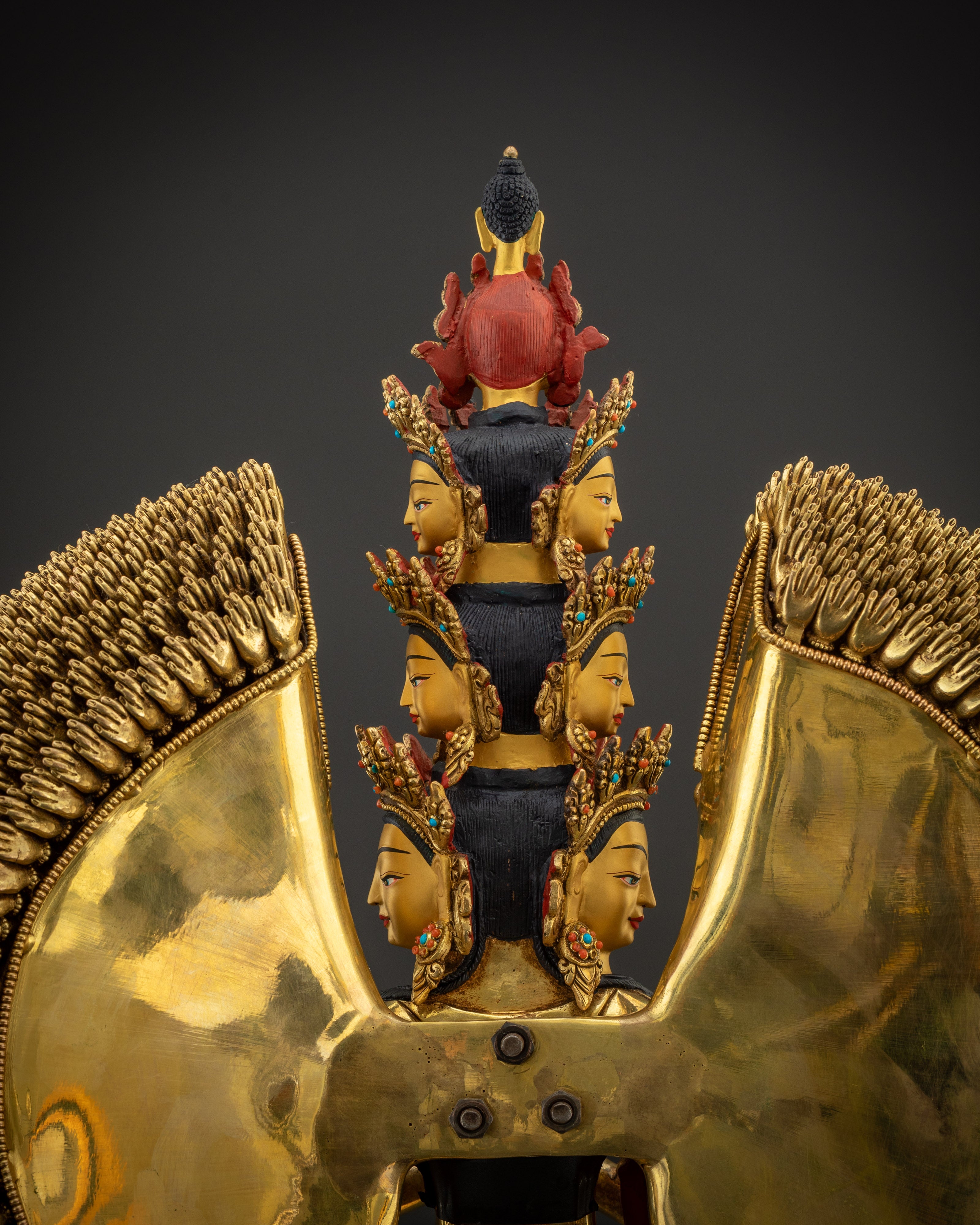 Exclusive 1000 Armed Chenrezig Statue | Rare Avalokiteshvara Sculpture