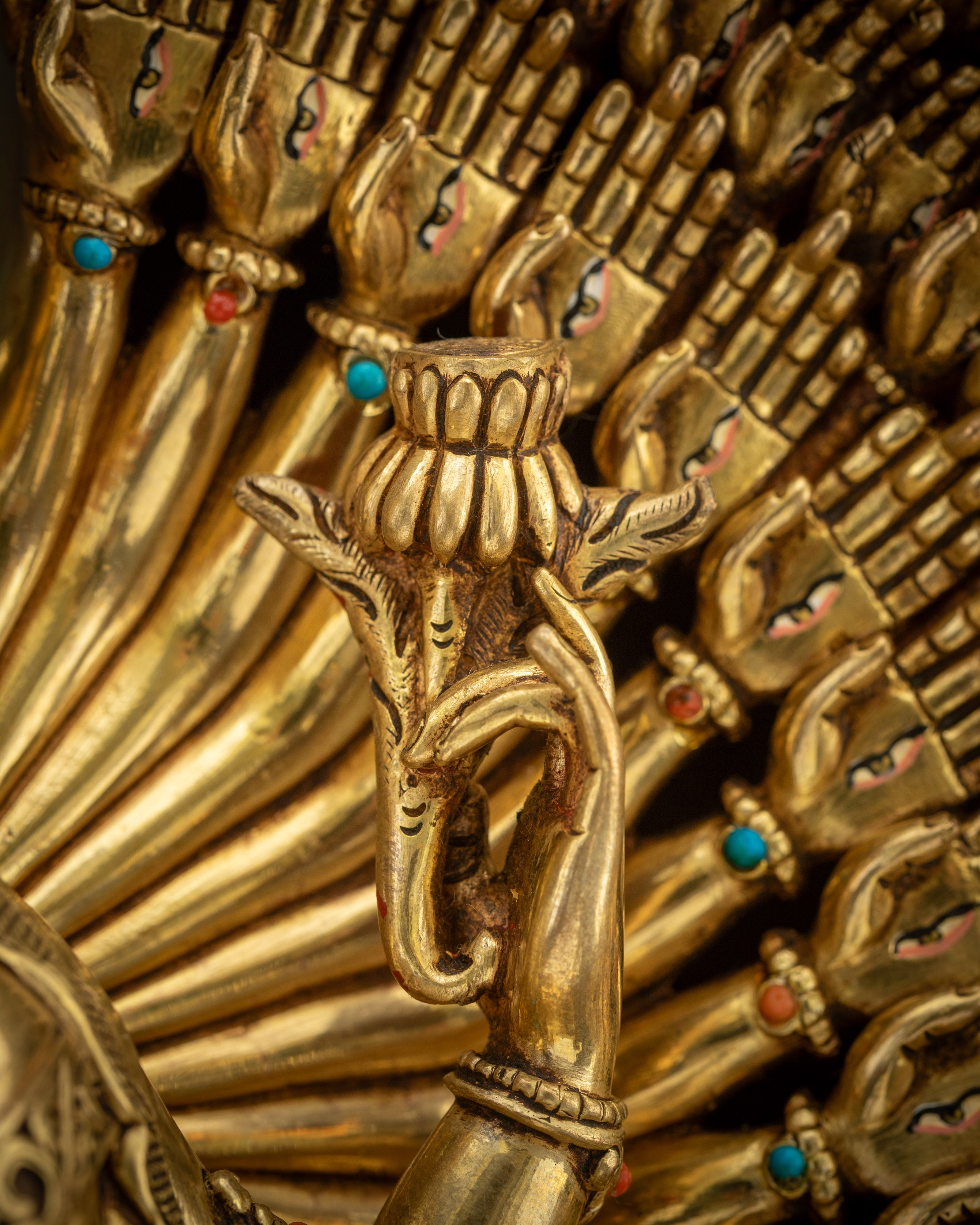 Exclusive 1000 Armed Chenrezig Statue | Rare Avalokiteshvara Sculpture