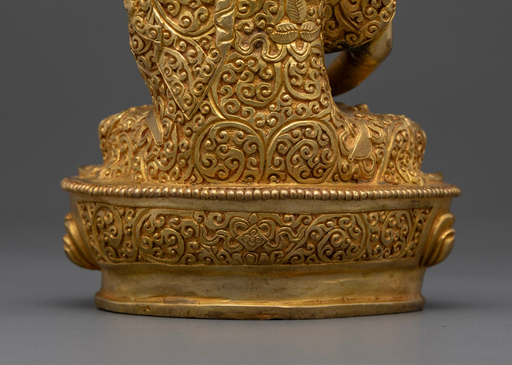 Handcrafted Five Buddha Set Statue to Invite Enlightenment