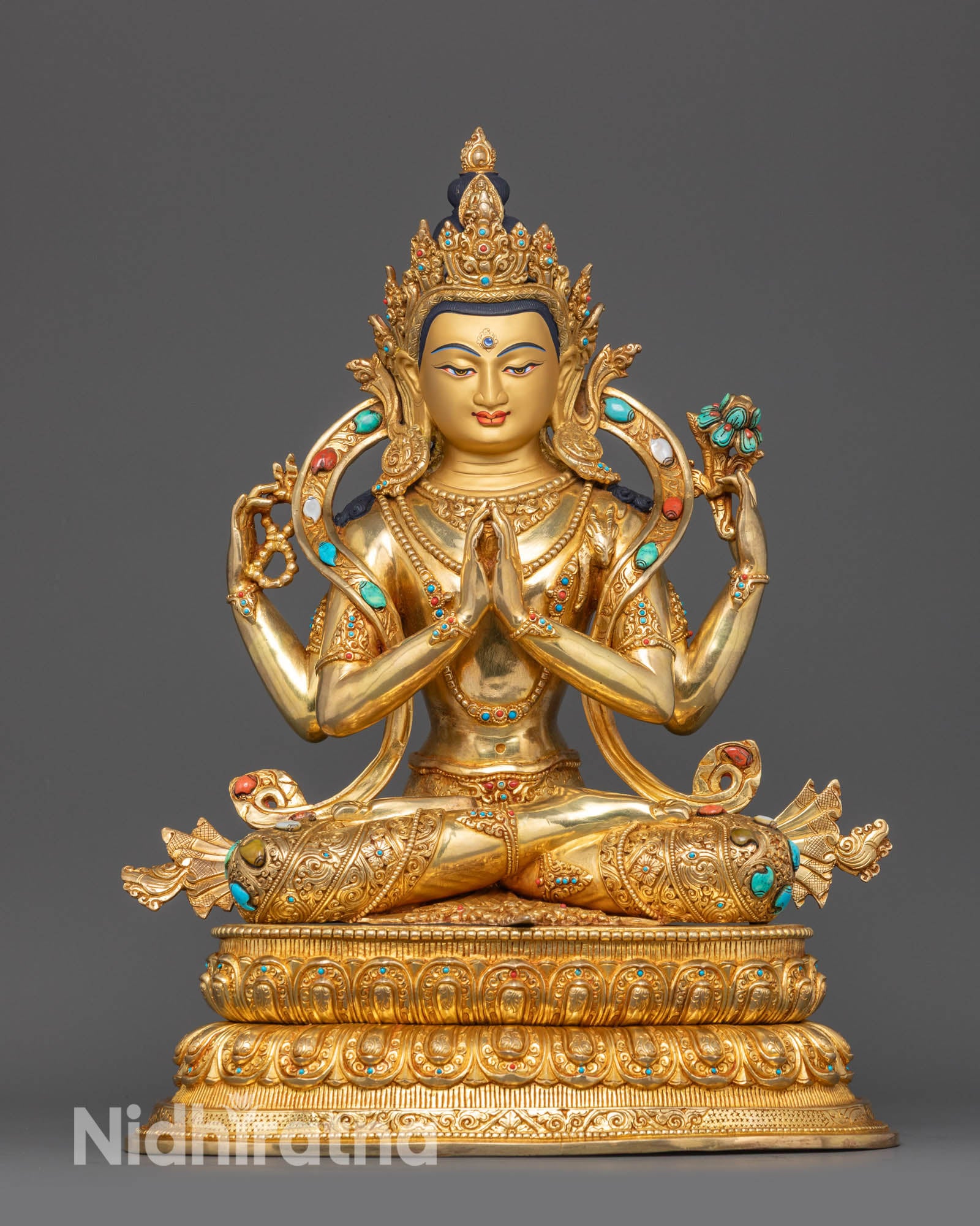 Four-Armed Chenrezig: The Bodhisattva of Compassion in Tibetan Buddhism