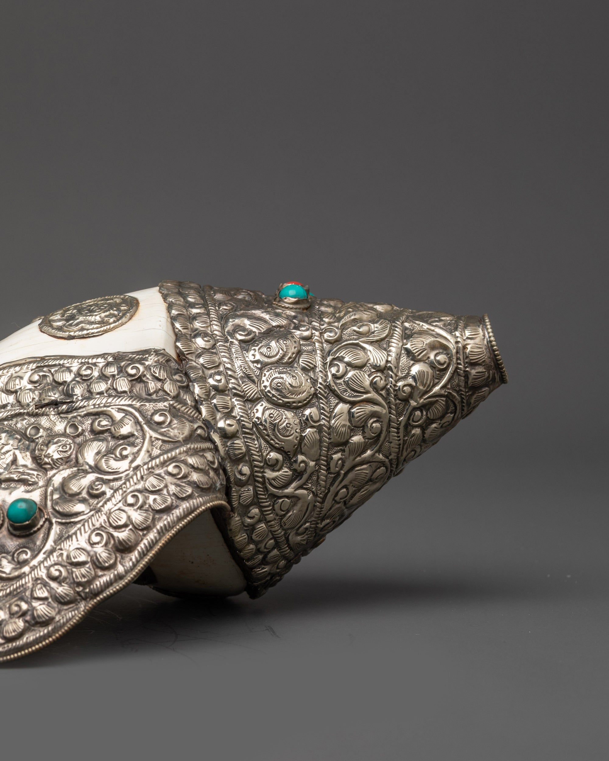 Authentic Himalayan Conch Shell | Ceremonial Spiritual Instrument