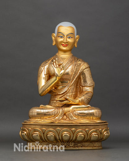 Buddhist Tsongkhapa Set | Handcrafted Trio Set of Buddhist Masters