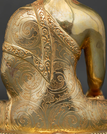 Handmade Shakyamuni Buddha Statue | Traditional Buddhist Art