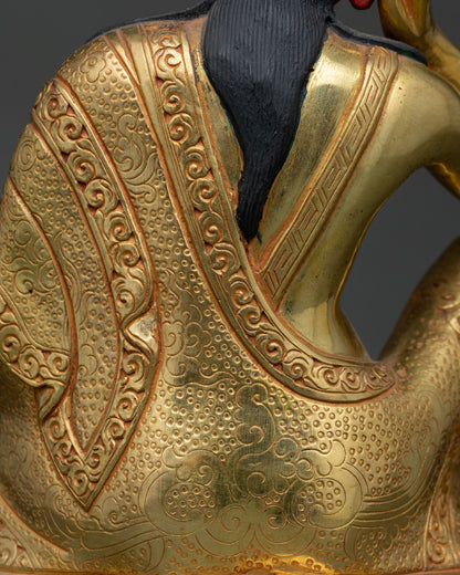 Milarepa Statue | Sacred Tibetan Meditation Master Sculpture