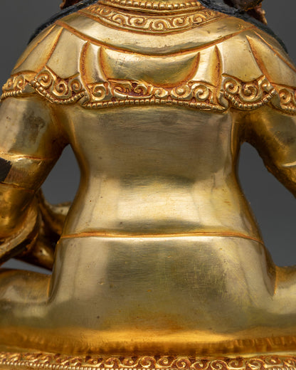 Dzambhala Statue | Traditional Gold Fire-Gilded Copper Art
