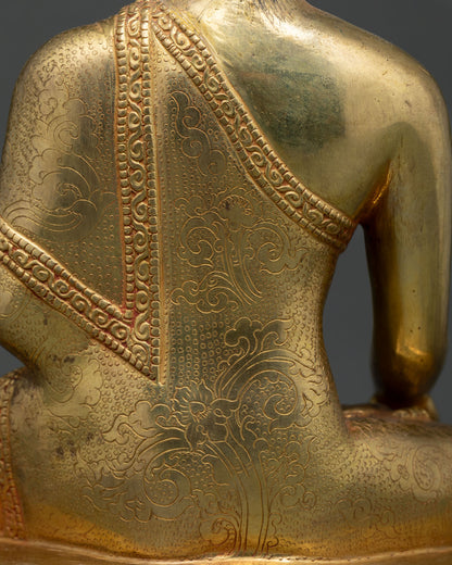 Shakyamuni Buddha Statue | Handmade Copper Buddhist Sculpture