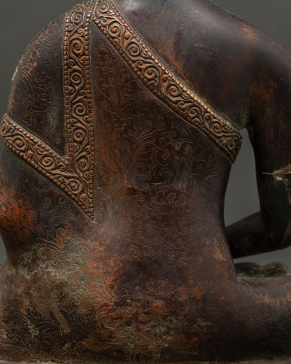Amitabha Buddha Statue | Sacred Buddhist Sculpture from Patan Nepal