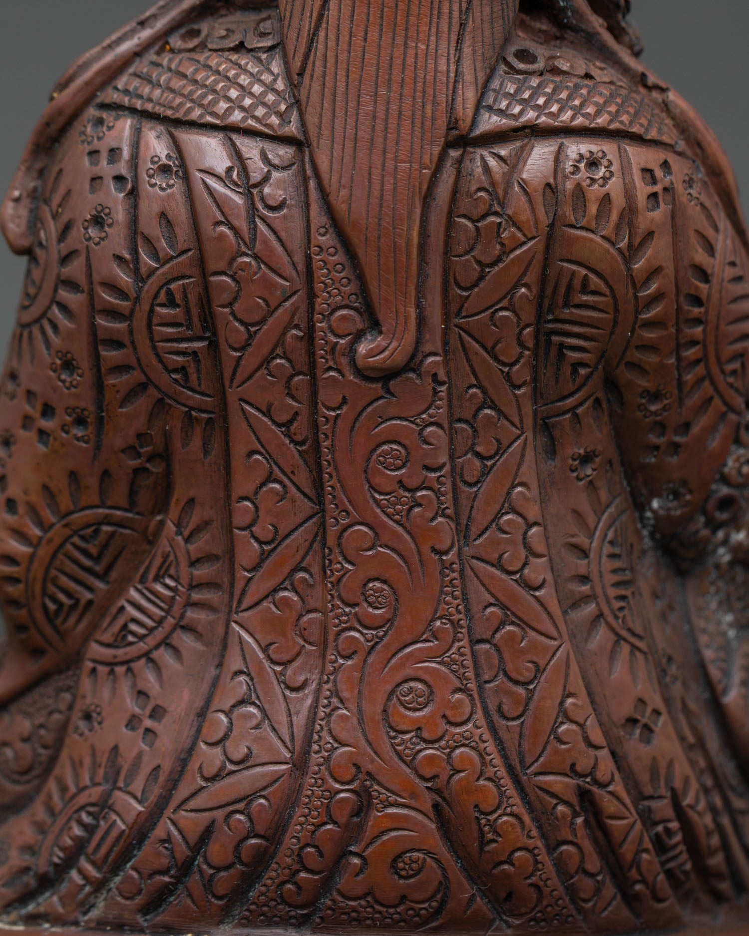 Guru Rinpoche Statue | Nepalese Copper Buddhist Art