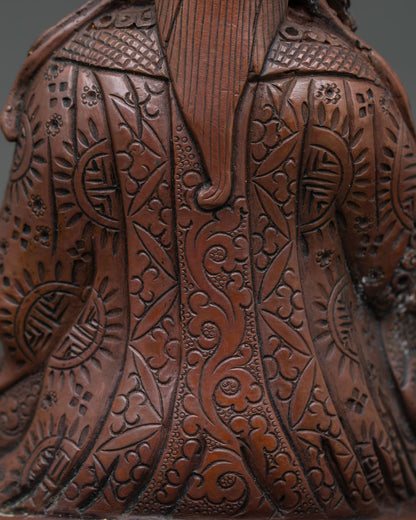Guru Rinpoche Statue | Nepalese Copper Buddhist Art
