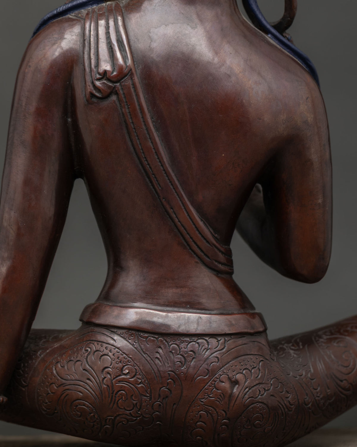 Oxidized Copper Green Tara Statue | Handcrafted Mother Tara Figurine
