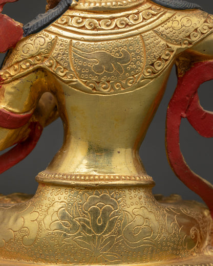 Manjushri Statue from Nepal | Traditional Newari Craftsmanship