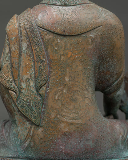 Medicine Buddha Statue | Handcrafted Buddhist Healing Sculpture