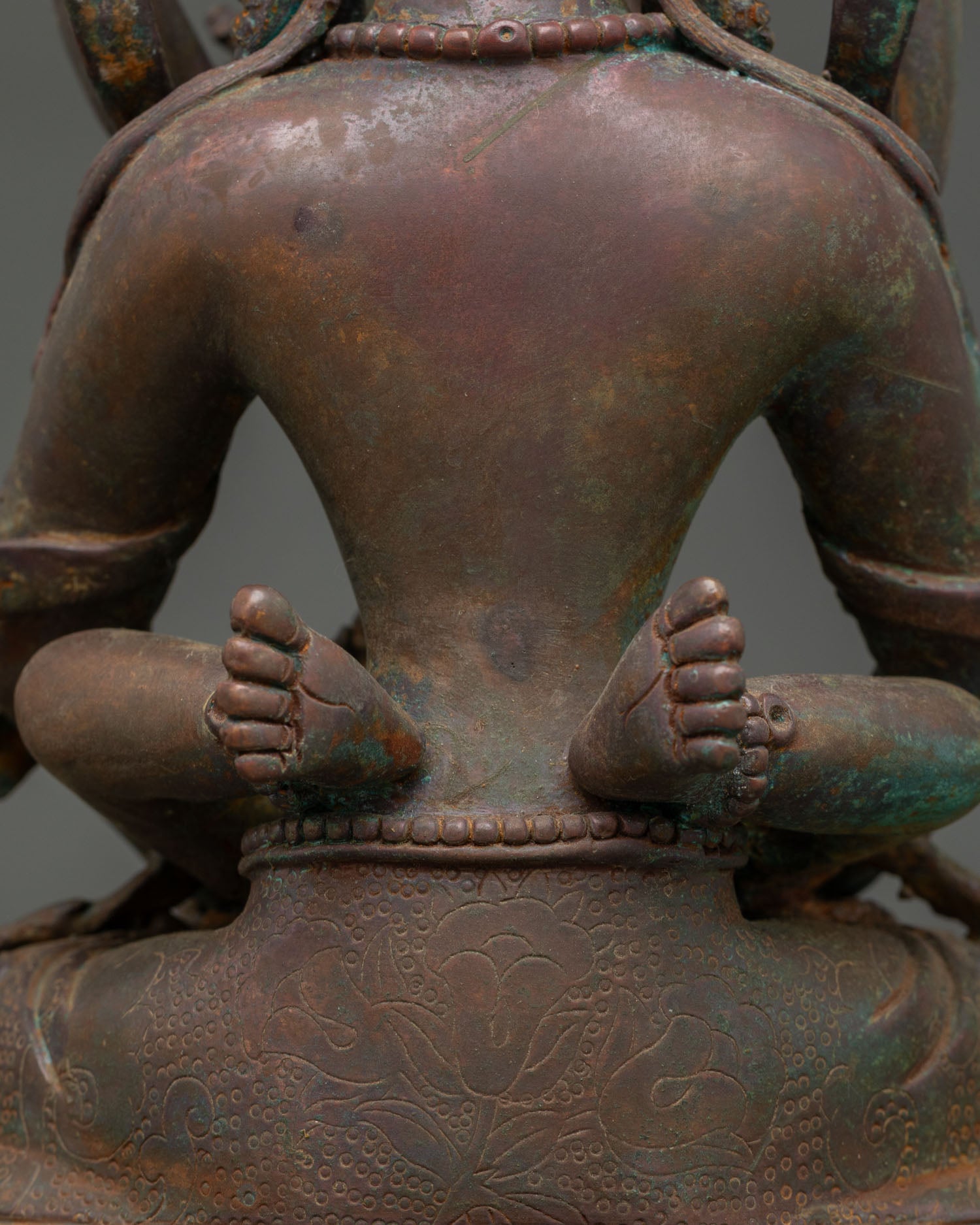 Amitayus with Consort | Sacred Buddhist Statue from Nepal