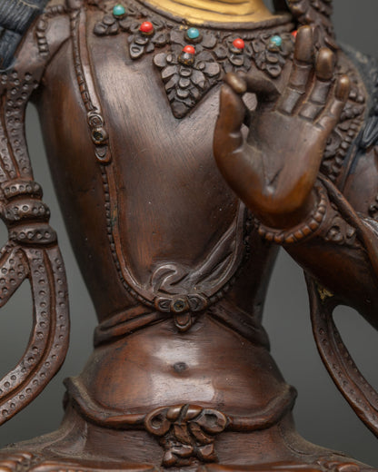 Manjushri Bodhisattva Statue | Authentic Meditation Altar Art