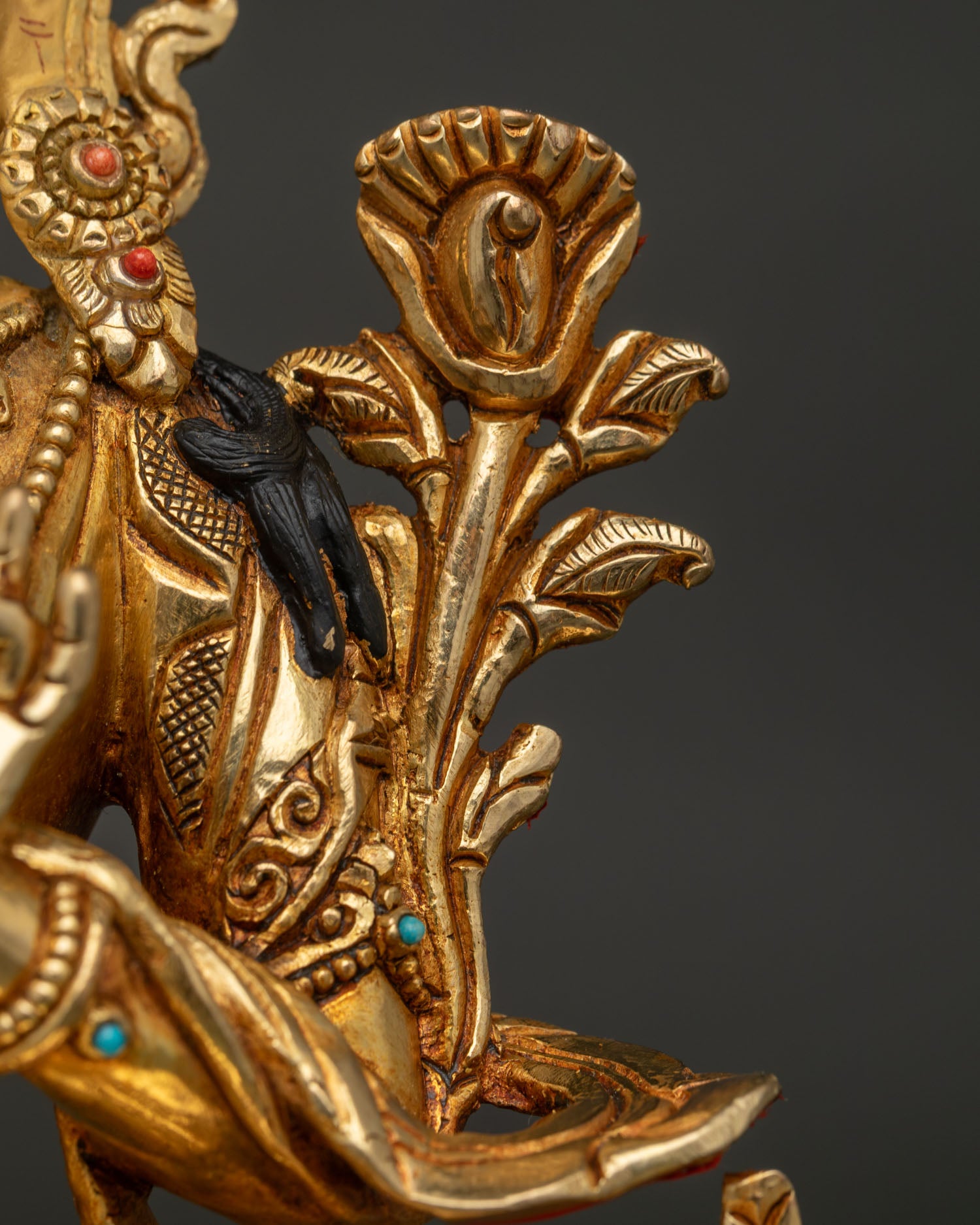 Green Tara Statue | Buddhist Female Buddha Artwork