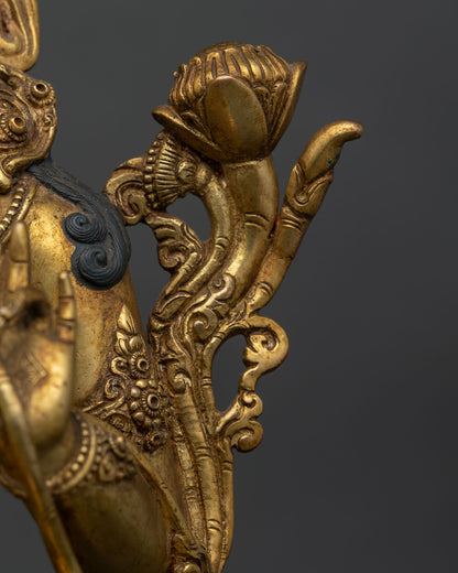 Green Tara Statue | Goddess of Compassion and Protection