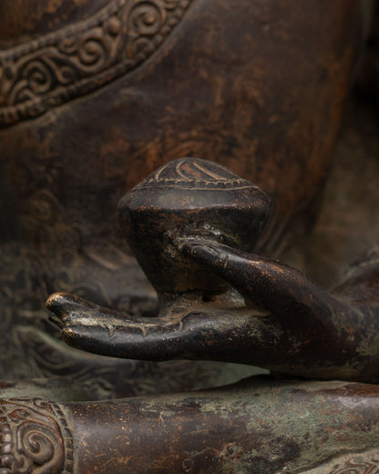 Shakyamuni Buddha Statue | Authentic Newari Craftsmanship from Nepal
