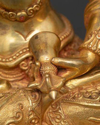 Handcrafted Vajrasattva Statue for Spiritual Cleansing