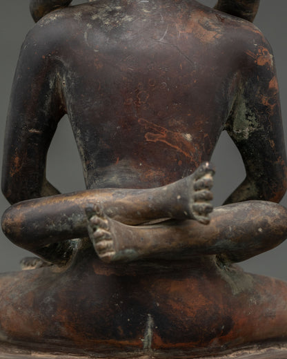 Samantabhadra with Consort | Sacred Tibetan Buddhist Sculpture