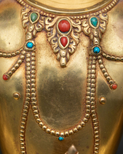 Ornate Amitayus Buddha Statue | Long-Life Buddha from Nepal