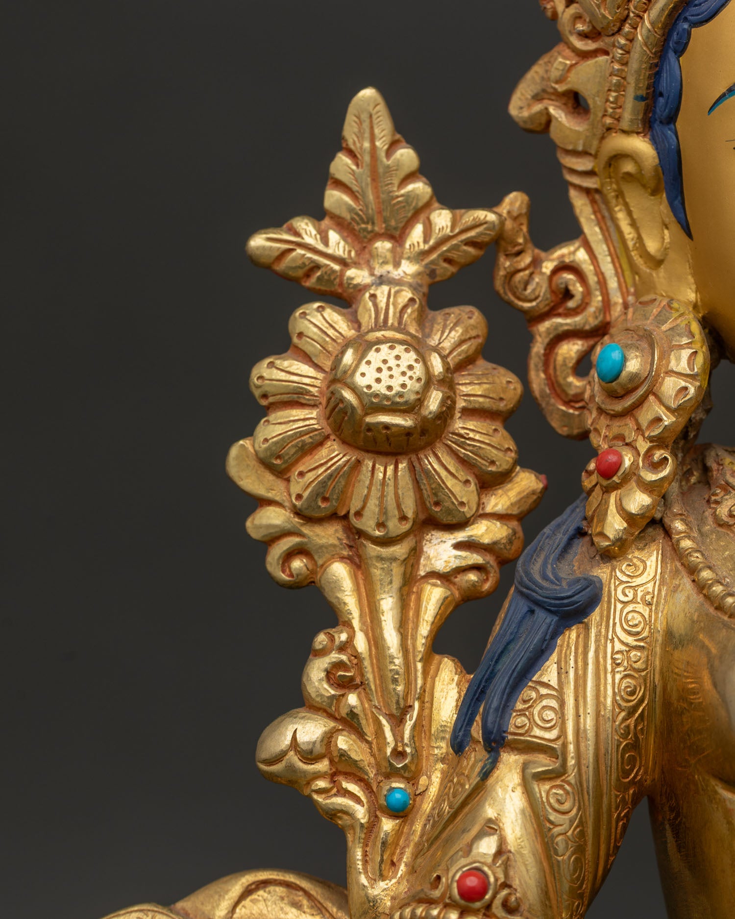 Mother Green Tara Statue | Handcrafted Buddhist Art from Nepal
