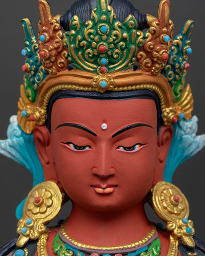 Amitayus Statue | Sacred Himalayan Copper Art