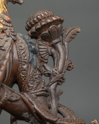 Green Tara Statue | Handmade Nepalese Copper Sculpture