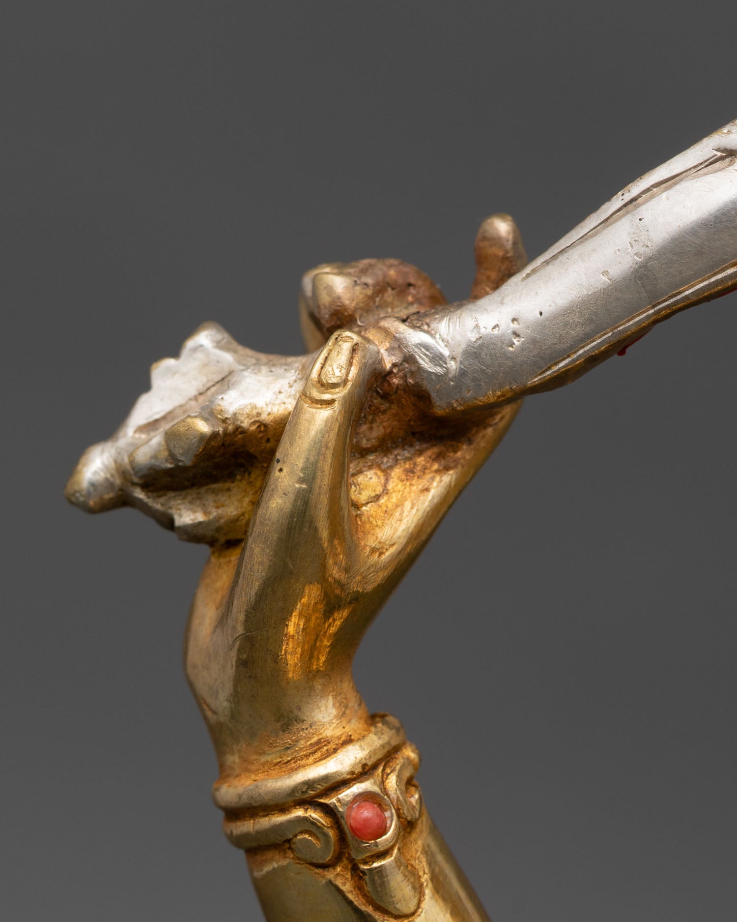 Divine Manjushri Statue | Tibetan Buddhist Artwork