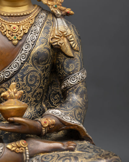 Medicine Buddha Statue – Traditional Nepalese Sacred Art