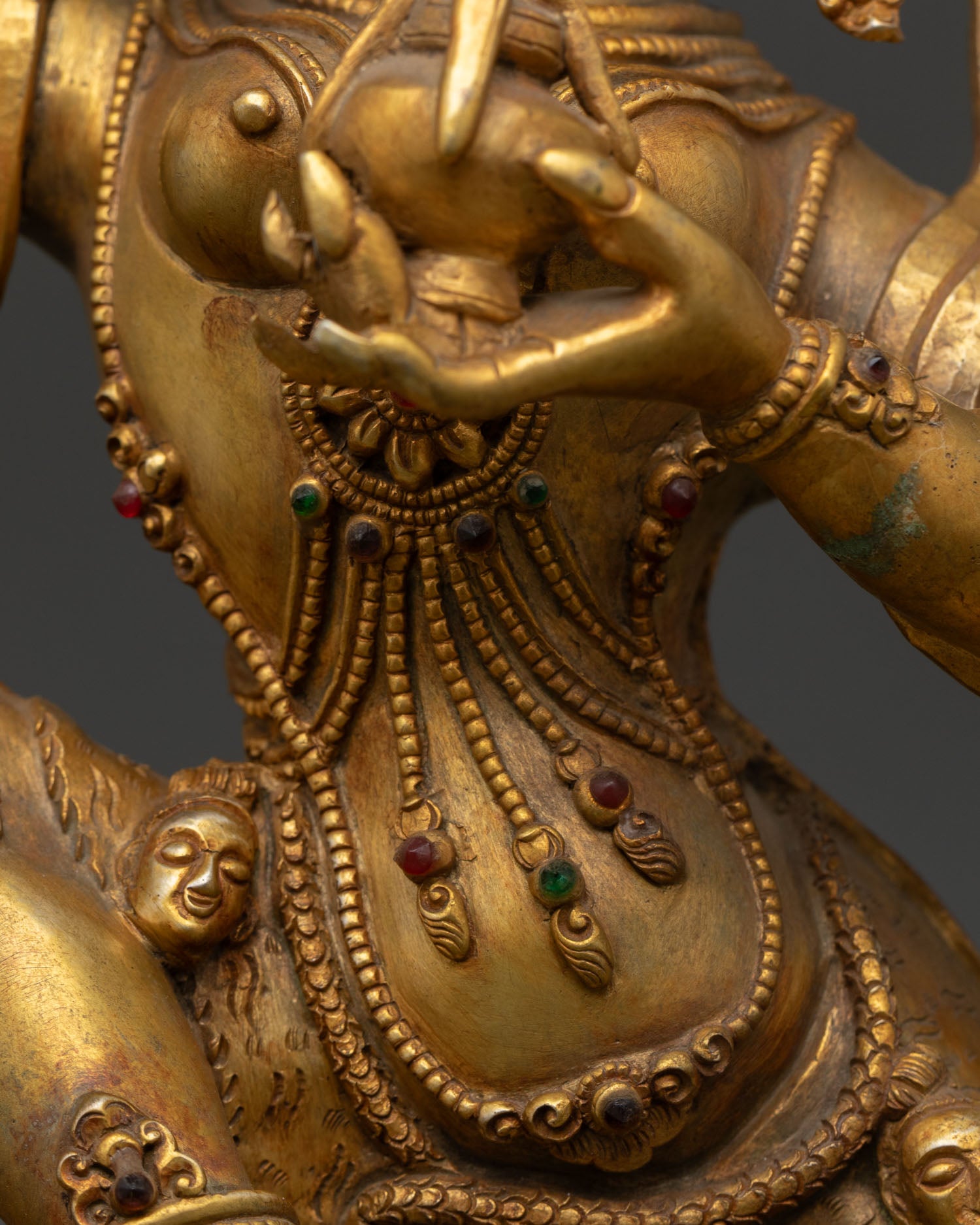 Yeshe Walmo – Tibetan Fierce Dharma Guardian Sculpture