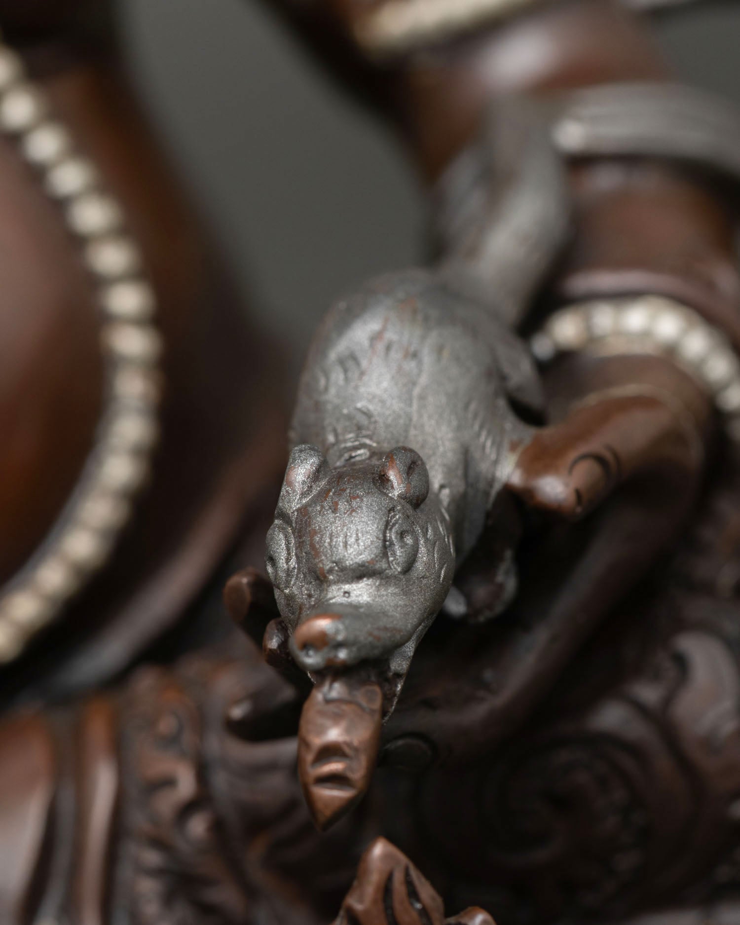 Dzambhala Statue – Handcrafted Wealth Deity Copper Sculpture