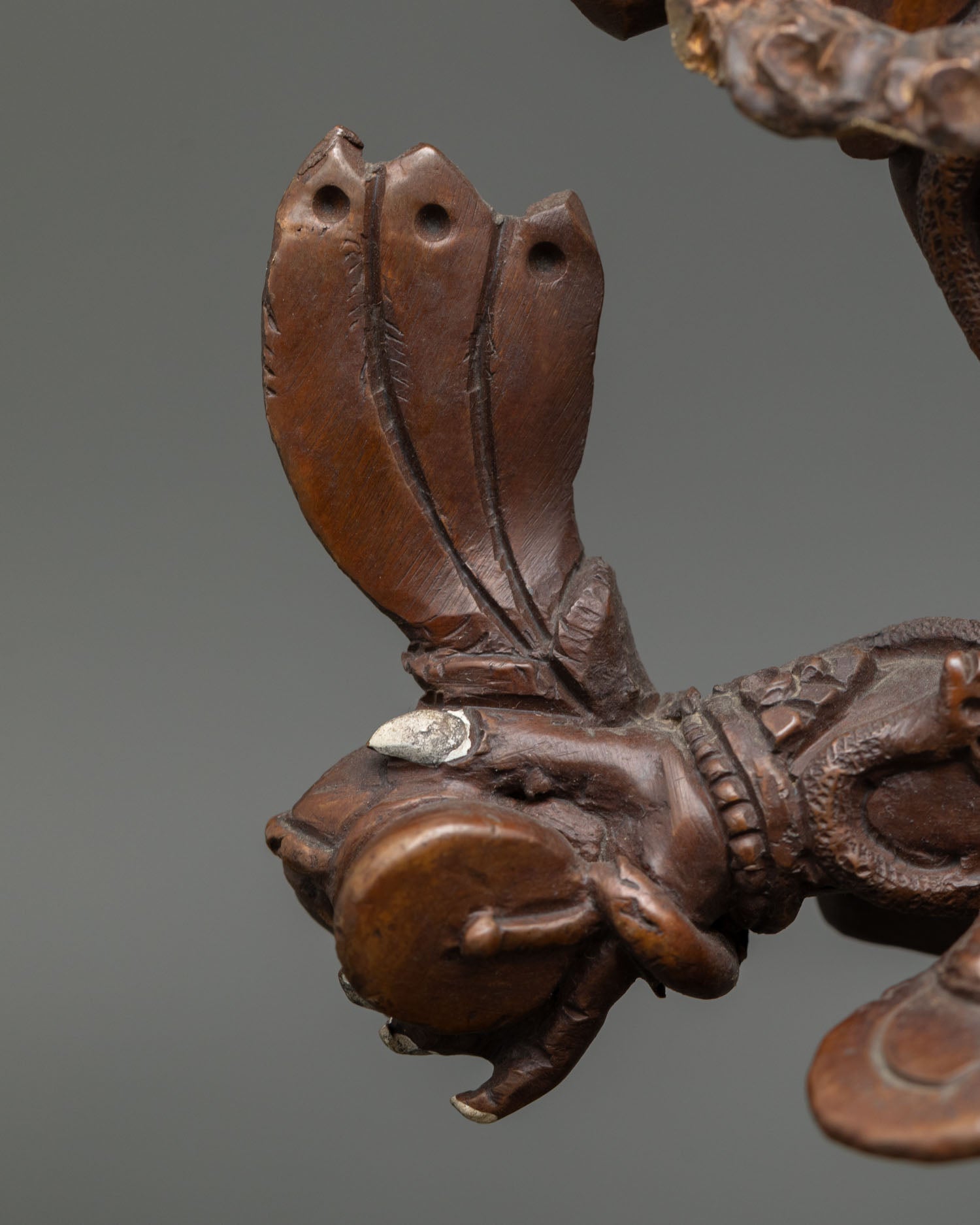 Shadbhuja Mahakala Statue | Sacred Dharma Protector Copper Art