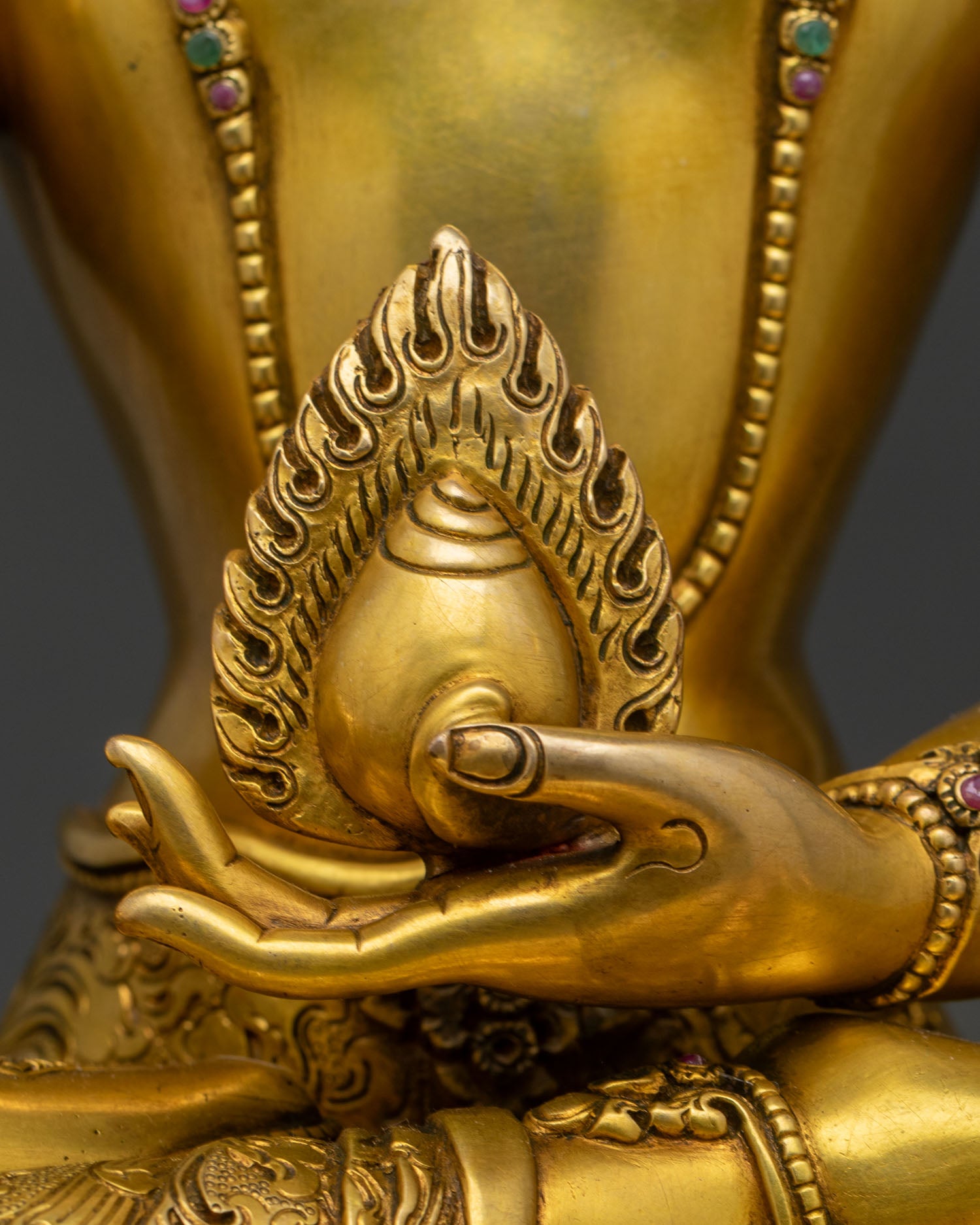 Premium Ksitigarbha Statue | Buddhist Sculpture from Nepal