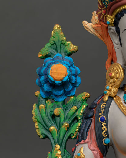 White Tara Statue | Sacred Feminine Deity of Mercy and Long Life