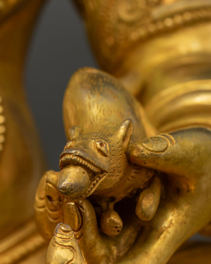 Fine Dzambhala Statue from Nepal | Tibetan Buddhist Wealth Deity