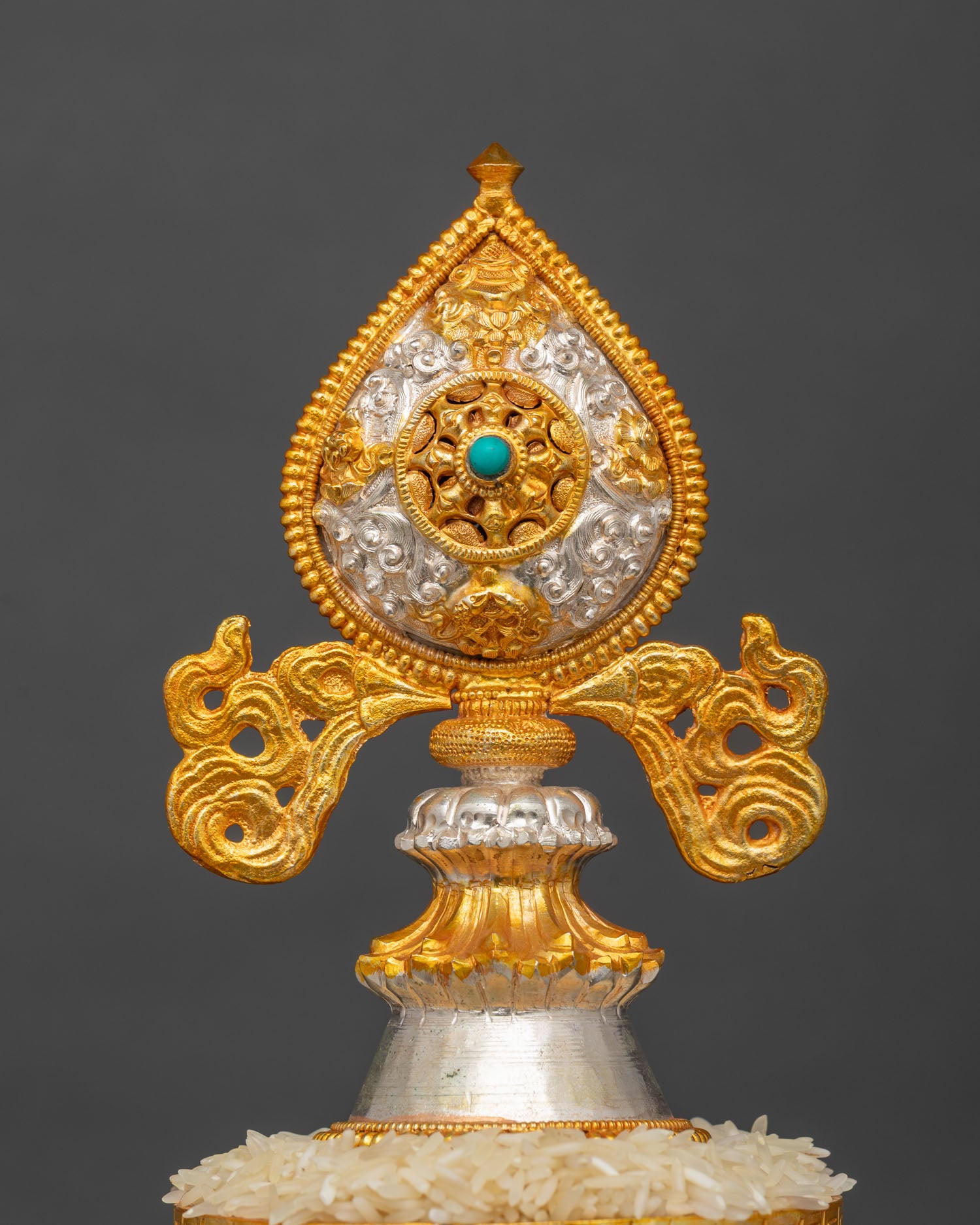6" Buddhist Mandala Offering Set | Traditional Altar Decor