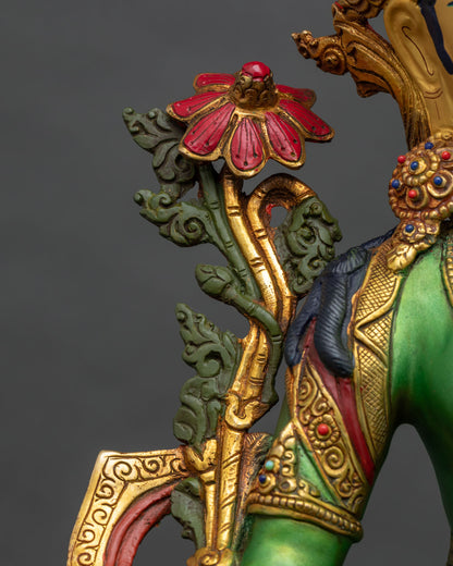 Green Tara Statue