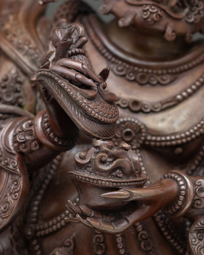 Six Armed Mahakala | Vajrayana Wrathful Protector Statue