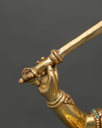 Manjushri Statue | Traditional Handmade Nepalese Art
