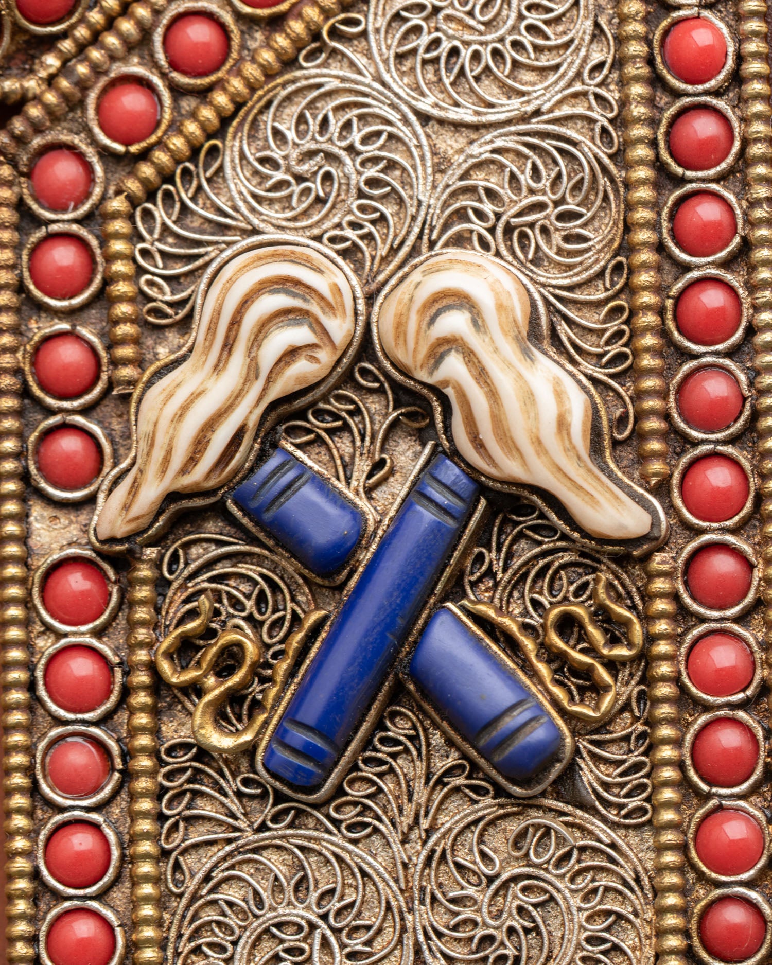 Manjushree Wall Hanging | Handcrafted Wisdom Deity Art Piece
