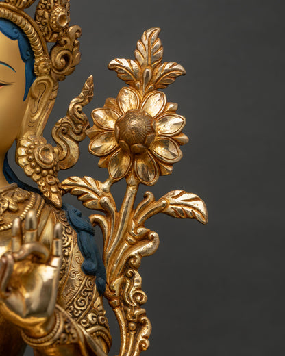 Green Tara Statue 20 Inch – Buddhist Goddess of Swift Compassion