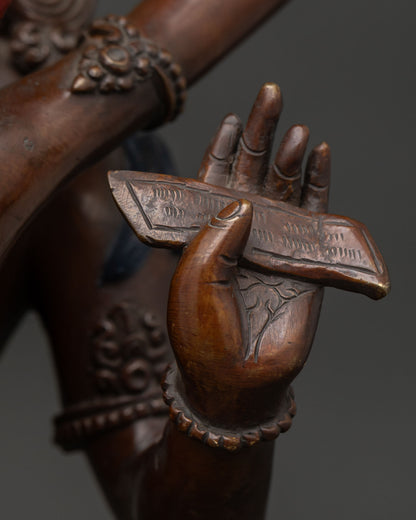 Manjushri With Consort Statue