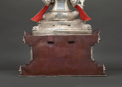 Ganesh With Throne Statue