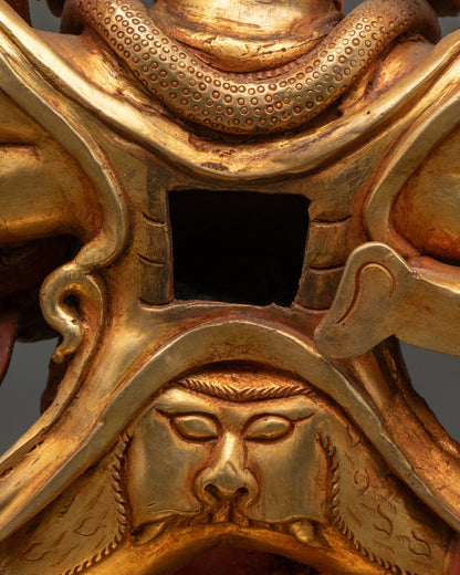 Six-Armed Mahakala Statue | Traditional Himalayan Buddhist Art